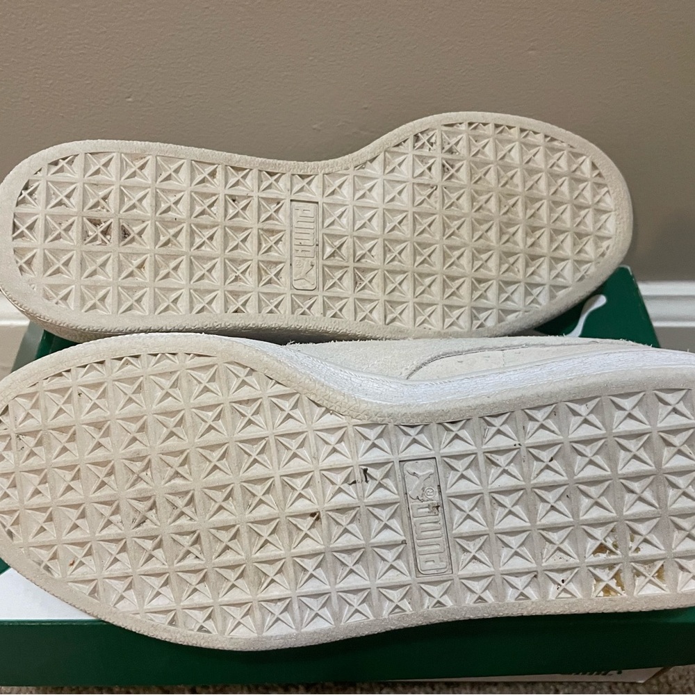 Puma Women’s Cream Sneakers - Picture 5 of 12